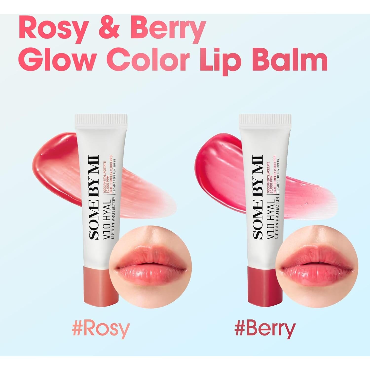 Protector Solar Labial SOME BY MI V10 Hyal Berry SPF 15 - 2 Unidades