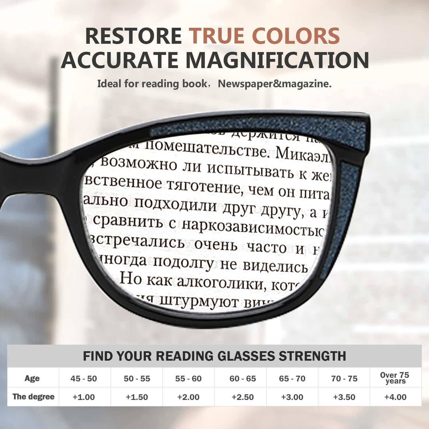 Gafas de lectura Eyekepper para mujeres ojo de gato 0.0D