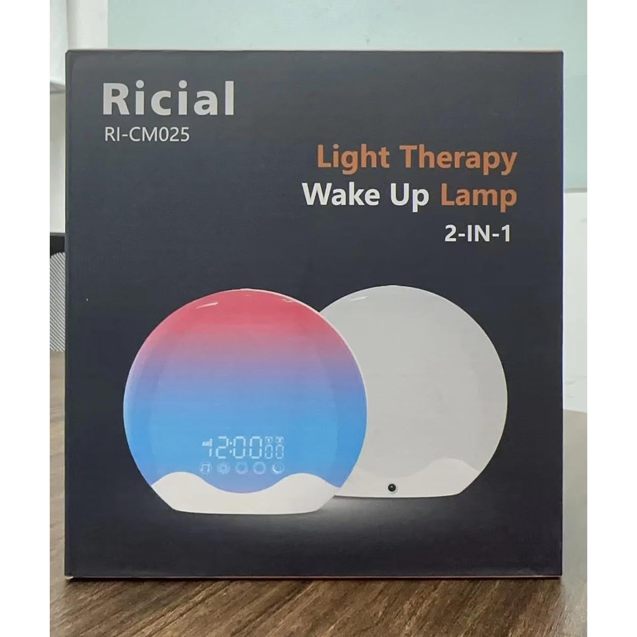 Lámpara de Terapia de Luz RICIAL CM025 con 10,000 Lux