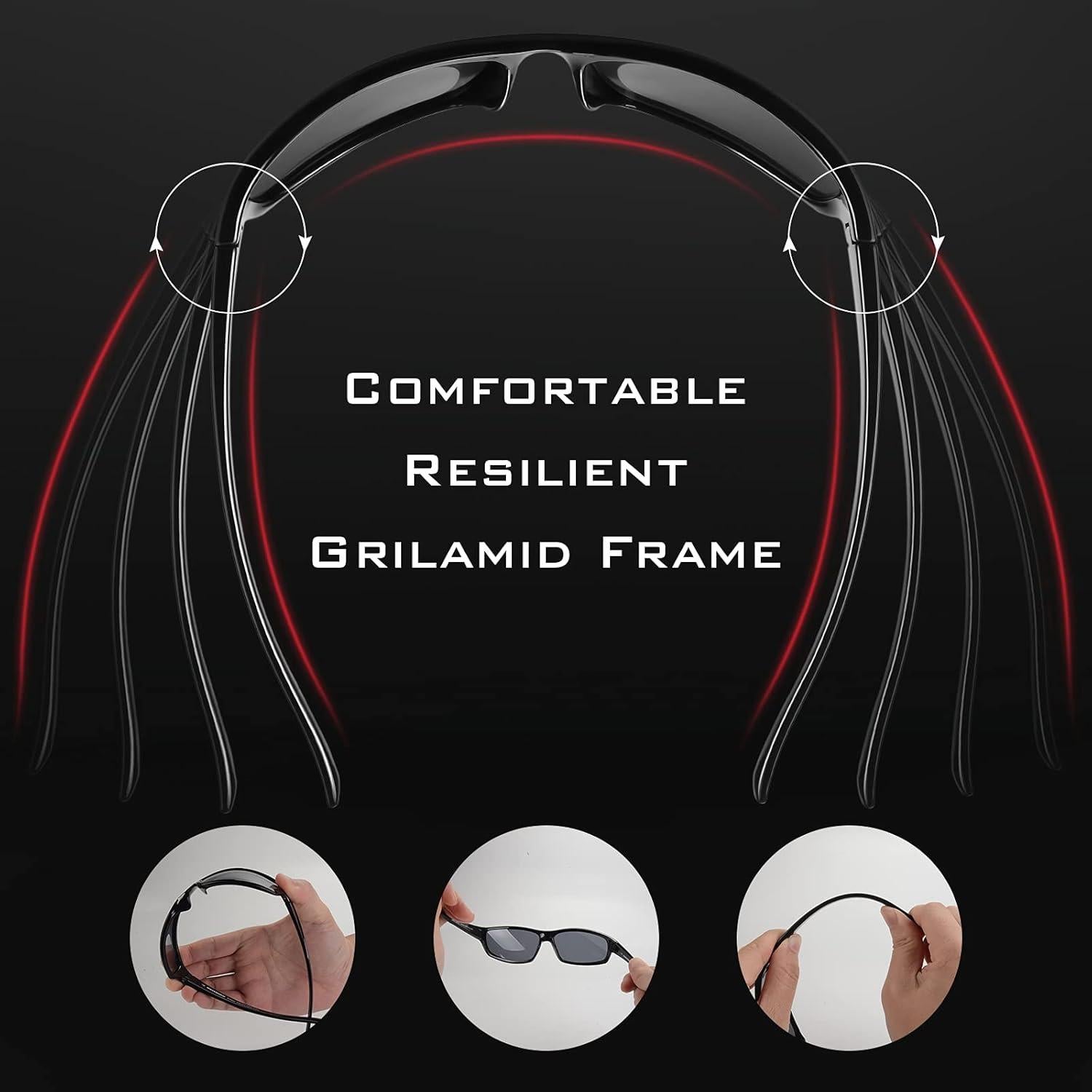 Gafas de sol deportivas KastKing Kateel polarizadas UV 100%