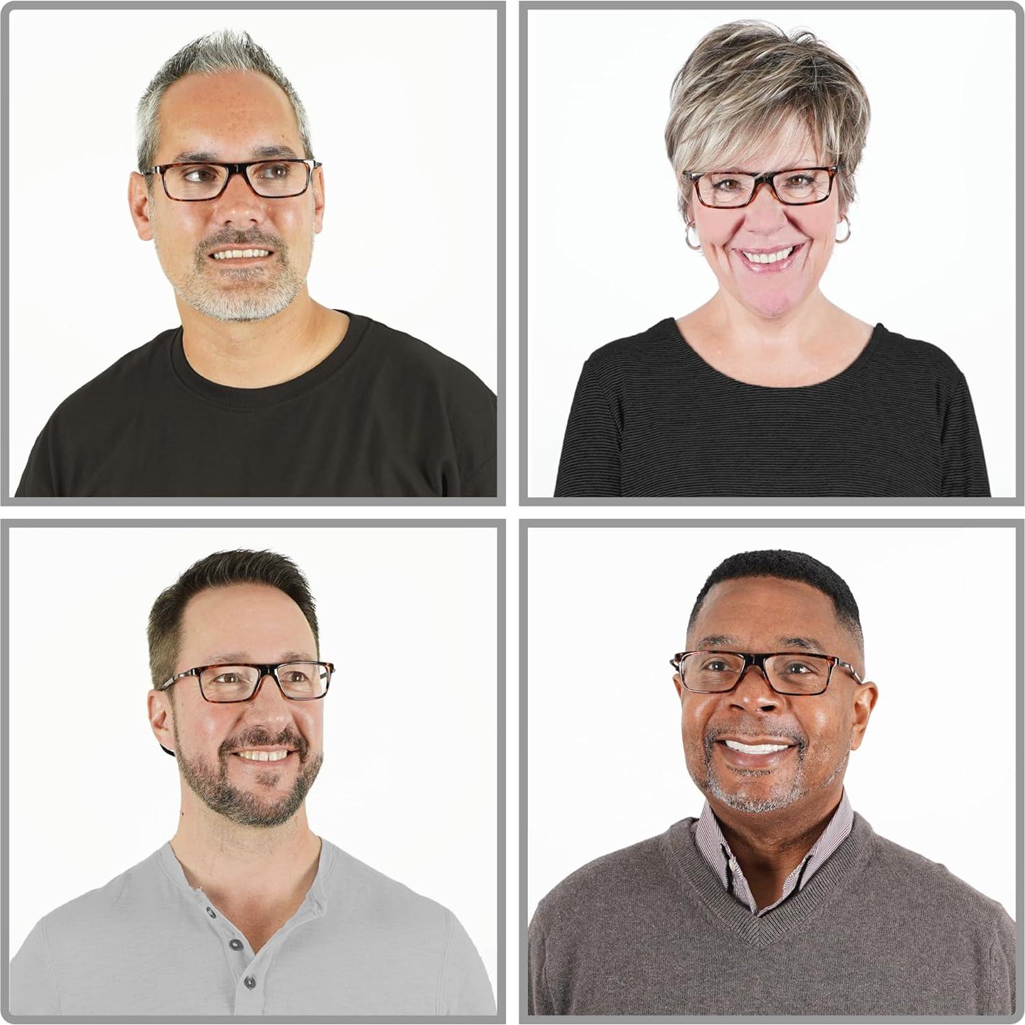 Gafas de lectura magnéticas CliC Bodo XL-XXL con patillas ajustables