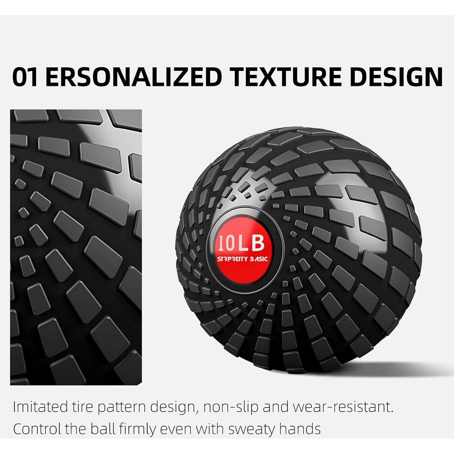 Bola de Medicina 4.5 kg STRPRETTY BASIC Negro Dinámico