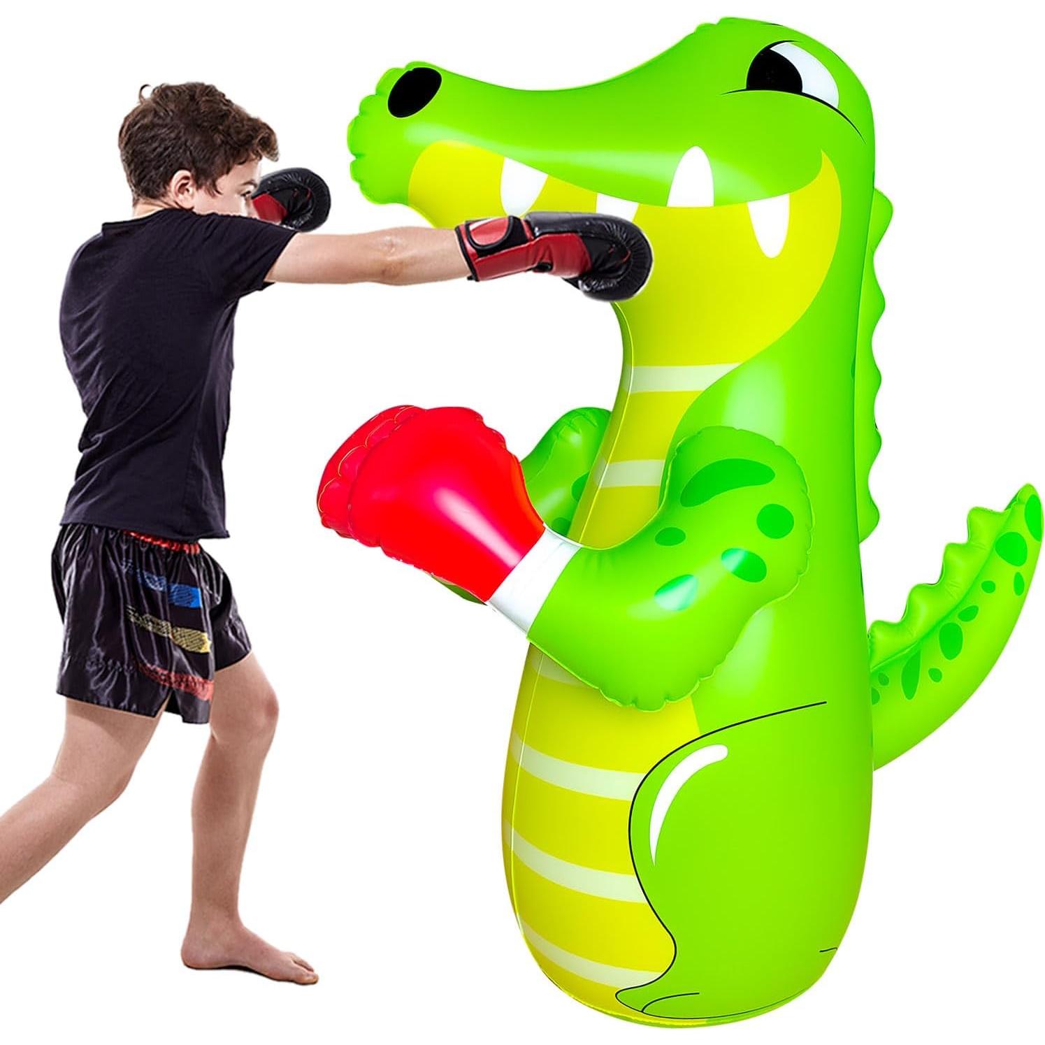 Saco de Boxeo Inflable ZHUYNXIR 121.92 cm Verde Cocodrilo