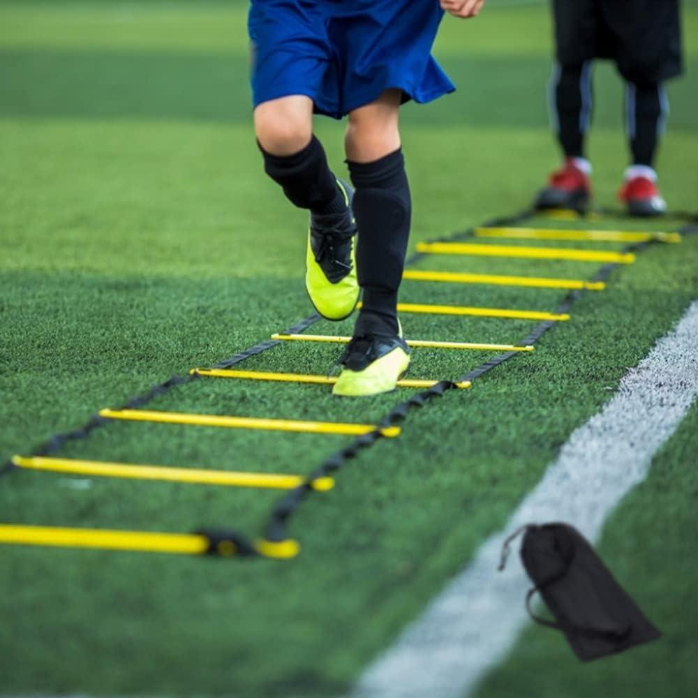 Escalera de Agilidad RUBY.Q 12 Peldaños 6.1m con Estacas