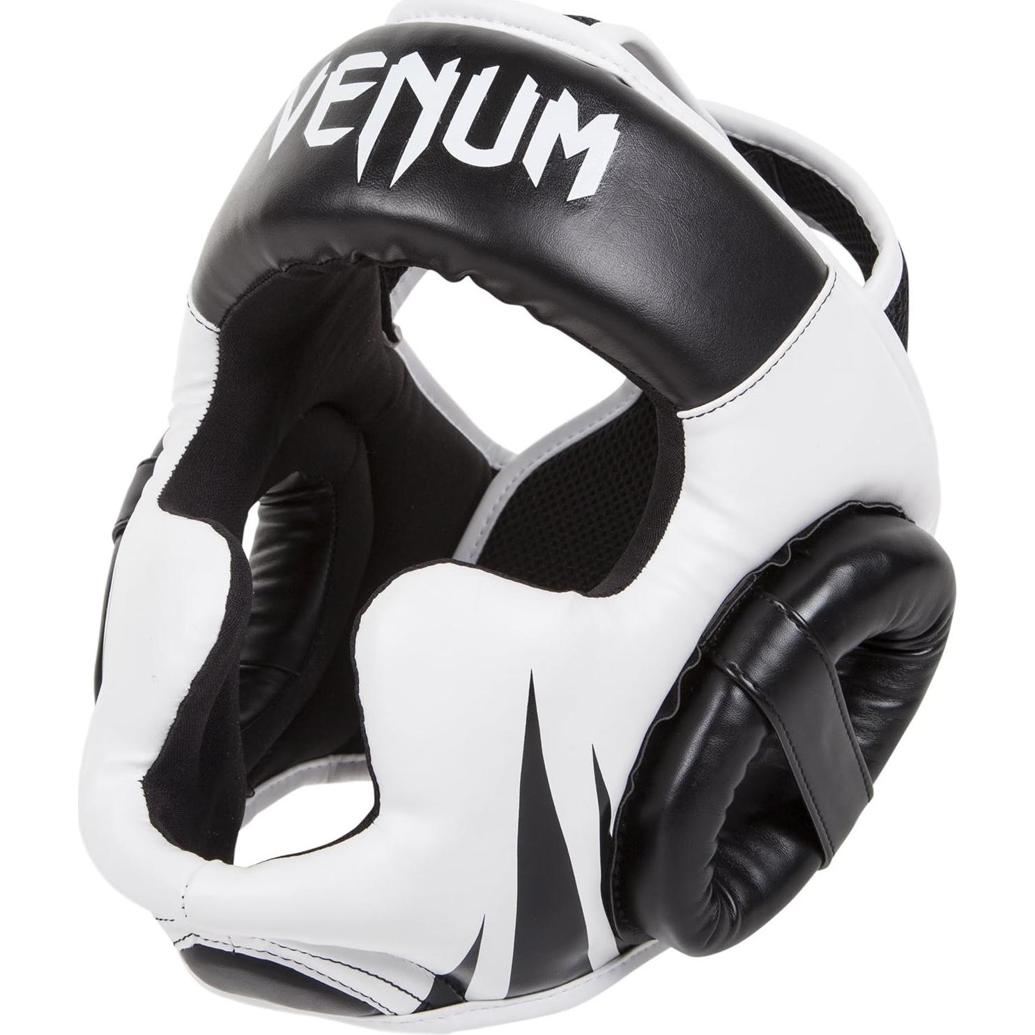 Cabezal Venum Challenger 2.0 Negro/Blanco para Boxeo