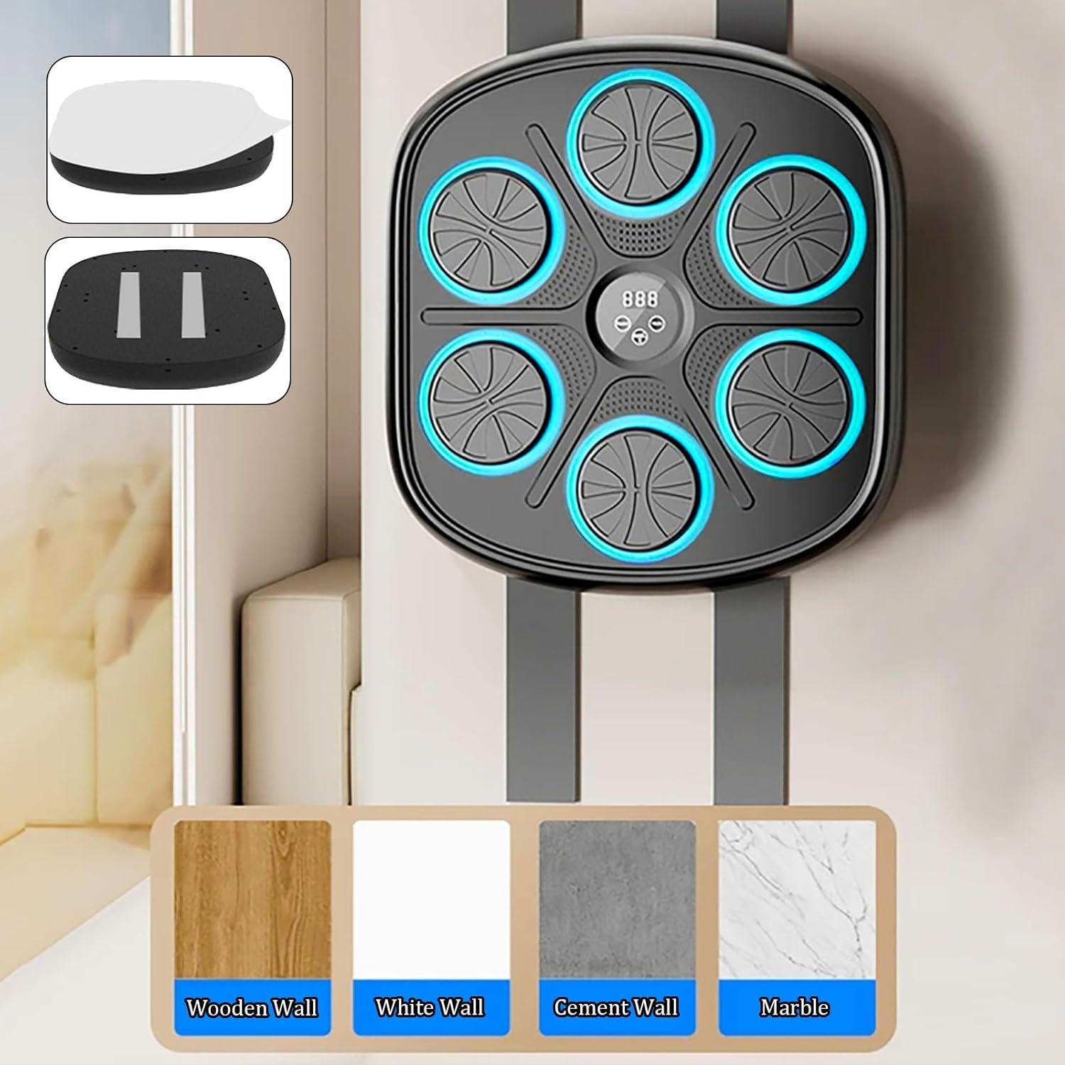 Máquina de Boxeo Musical JYvinity con Guantes, 9 Modos y LED