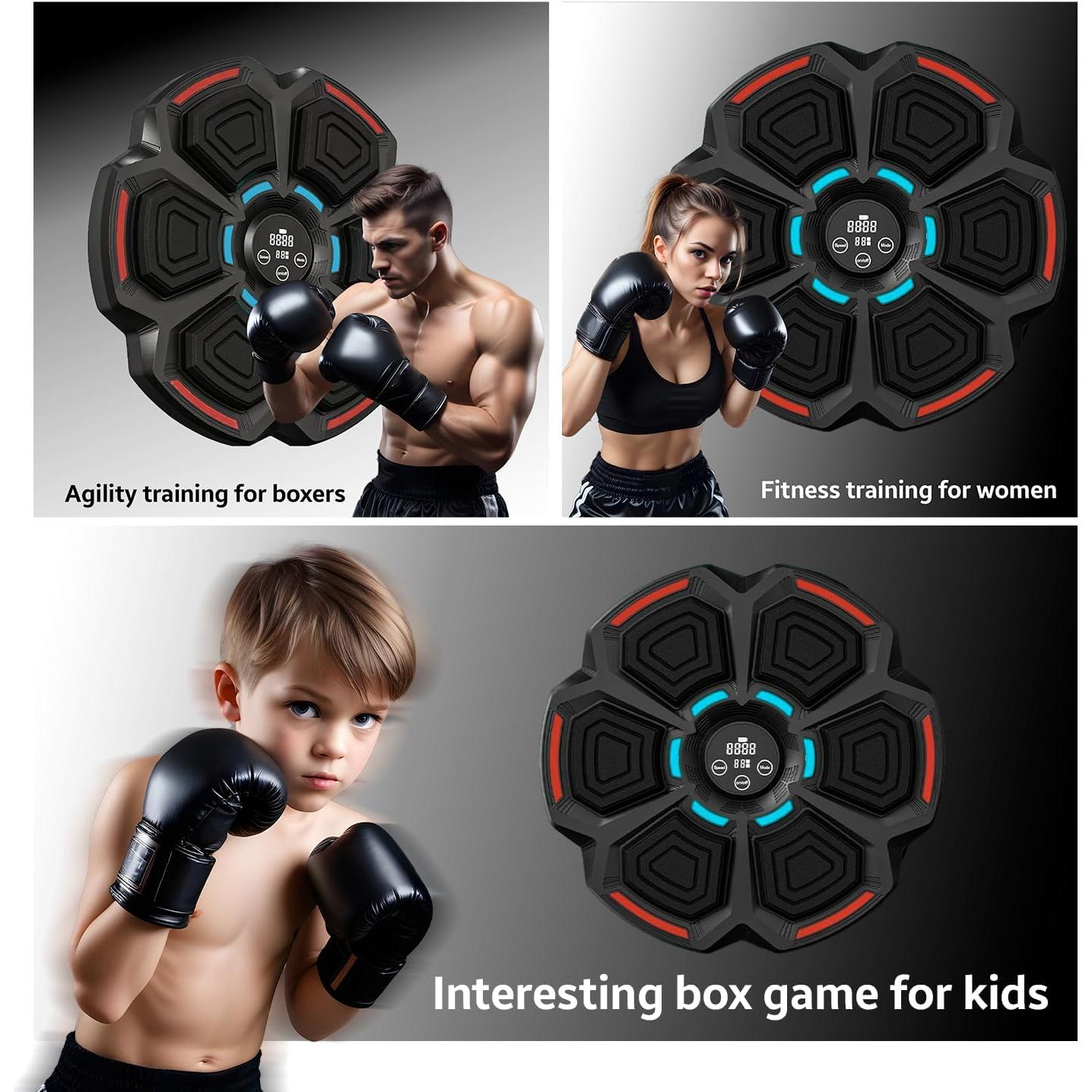 Máquina de Boxeo Musical PHYLOKS PBM001 con Guantes