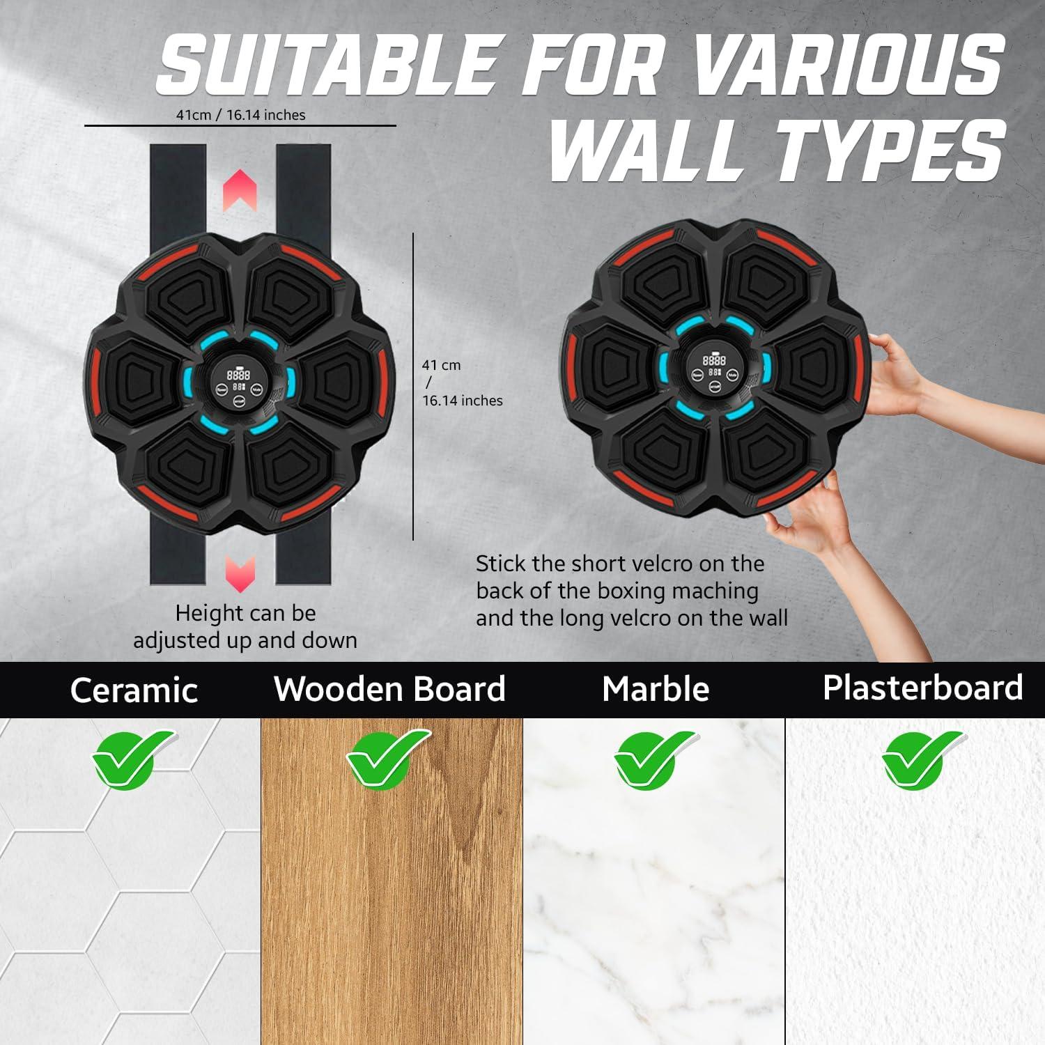 Máquina de Boxeo Musical PHYLOKS PBM001 con Guantes