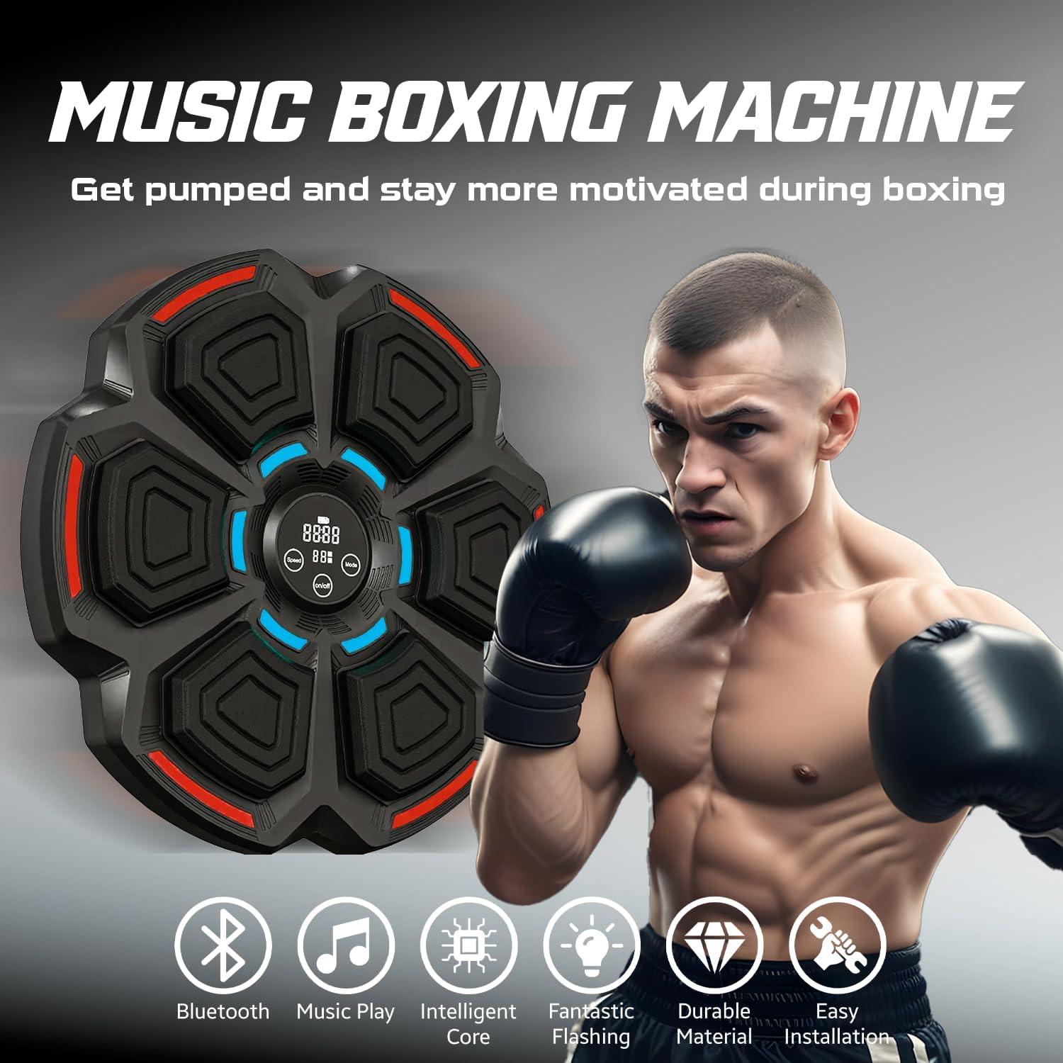 Máquina de Boxeo Musical PHYLOKS PBM001 con Guantes