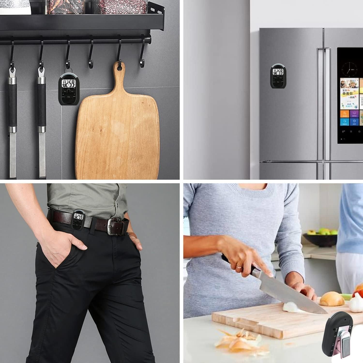 Temporizador de cocina digital X-WLANG con vibración y luz