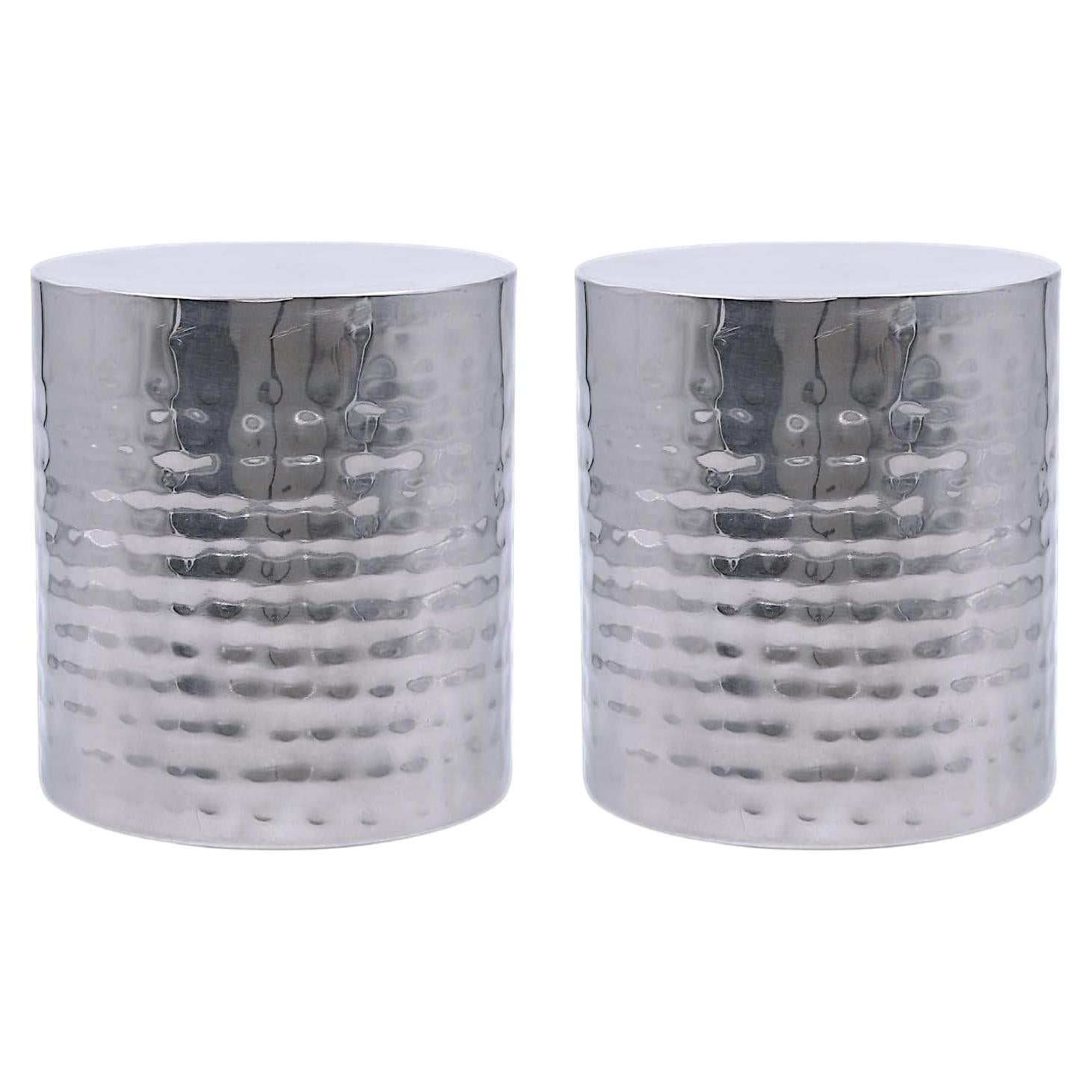 Conjunto de 2 Soportes para Velas y Jarrones Hosley 10 cm