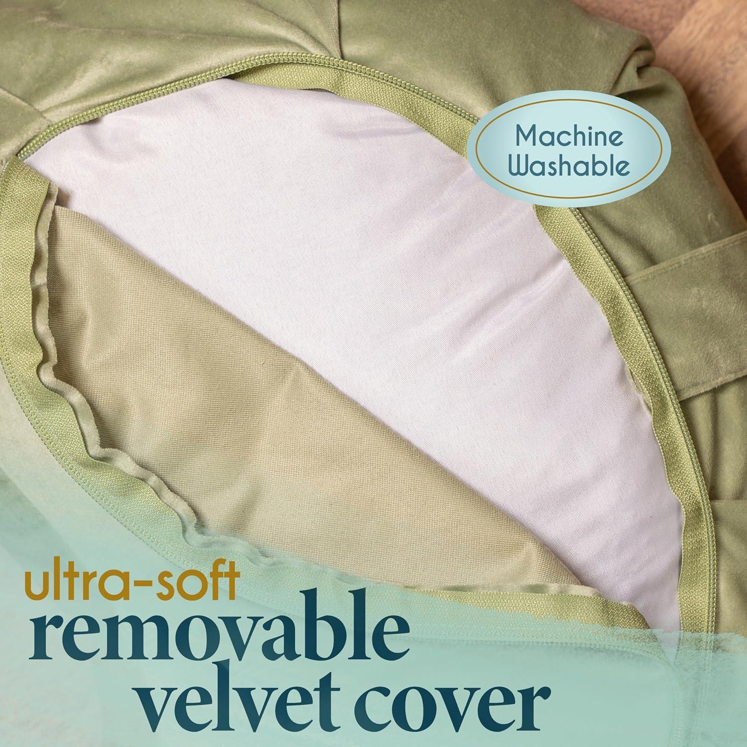 Cojín de Meditación Florensi - Almohada de Suelo Semicircular con Relleno de Trigo Sarraceno