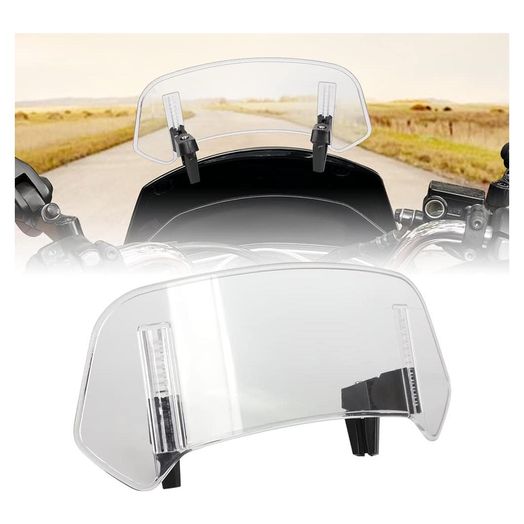 Extensión de Parabrisas Motocicleta Motoparty Universal Transparente