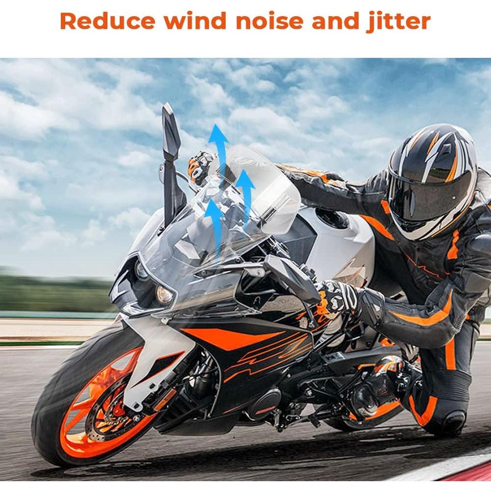 Extensión de Parabrisas Motocicleta Motoparty Universal Transparente