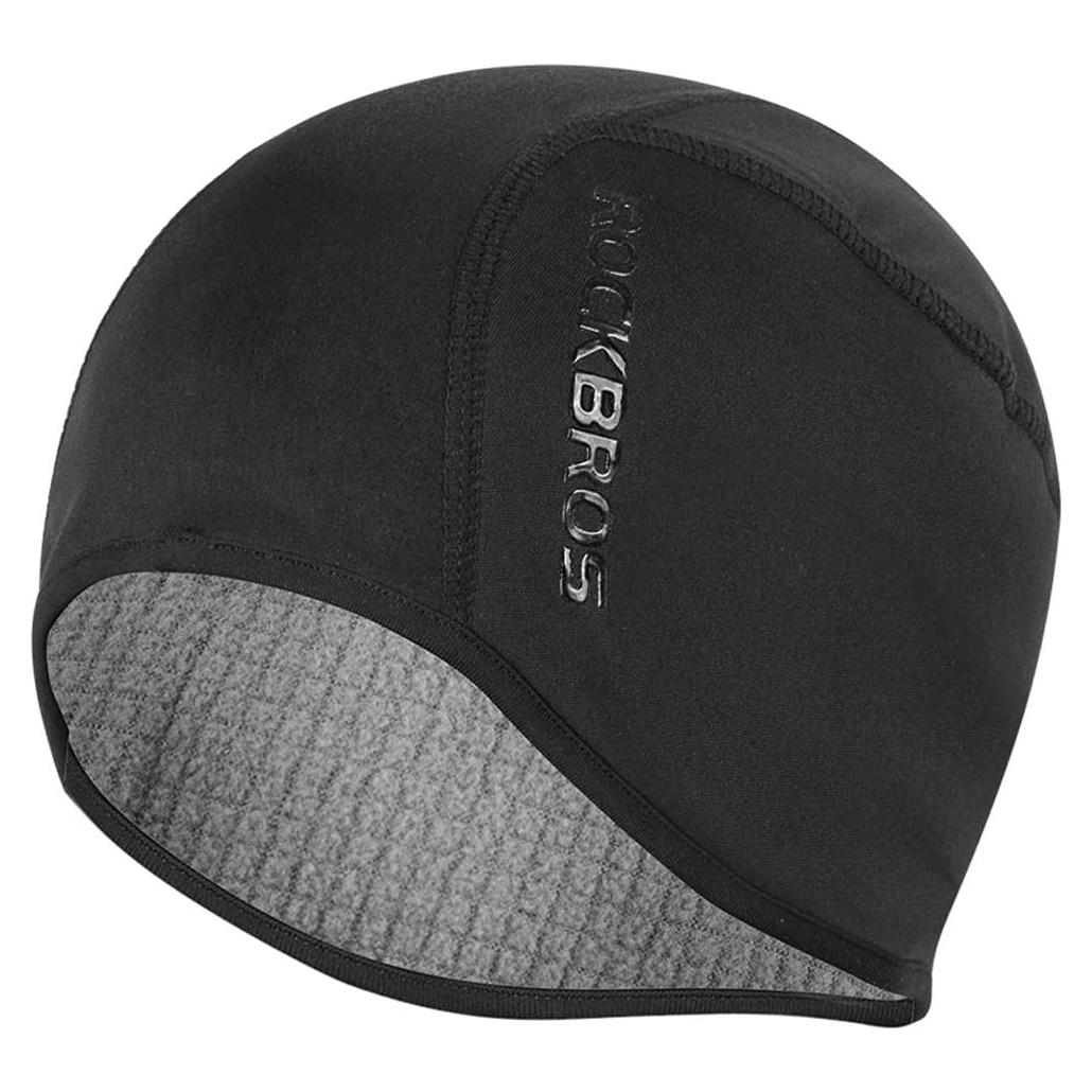 Gorro Térmico ROCKBROS Unisex para Casco de Ciclismo Negro