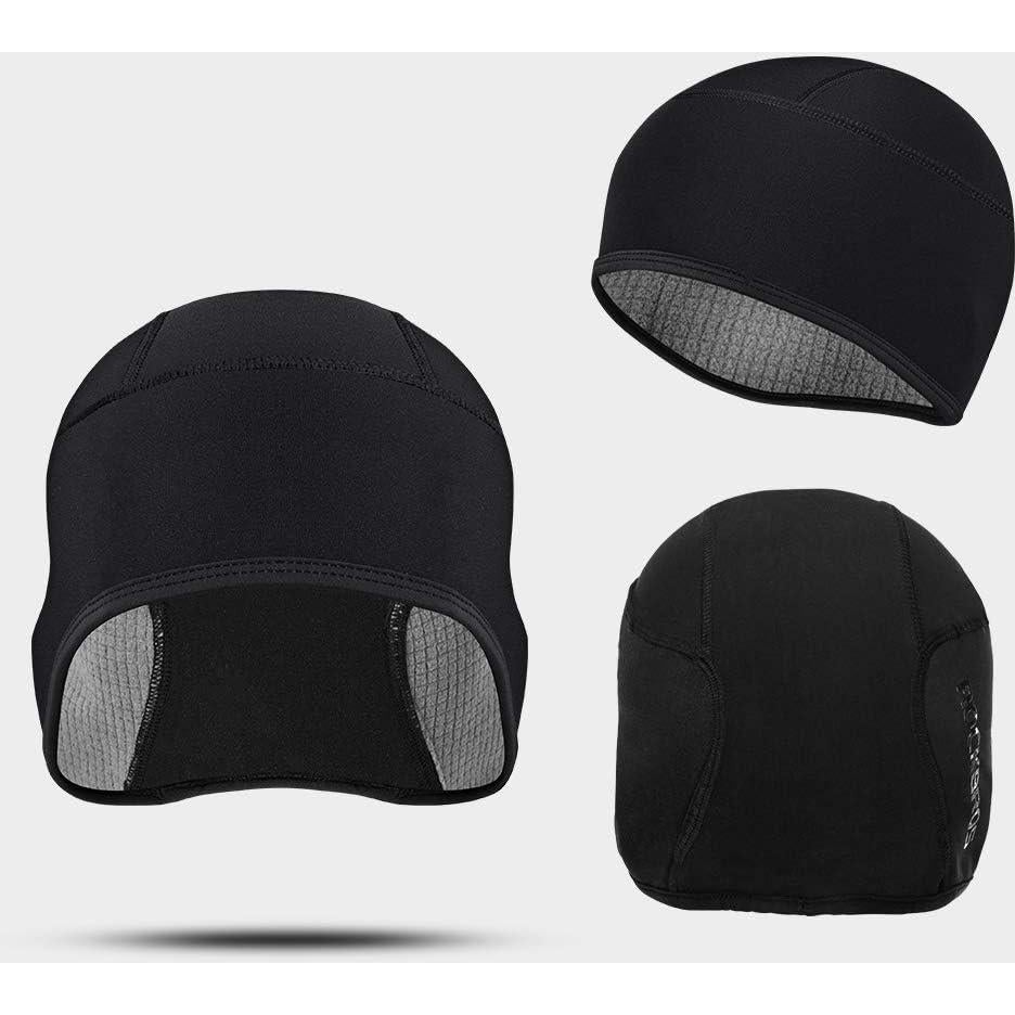 Gorro Térmico ROCKBROS Unisex para Casco de Ciclismo Negro