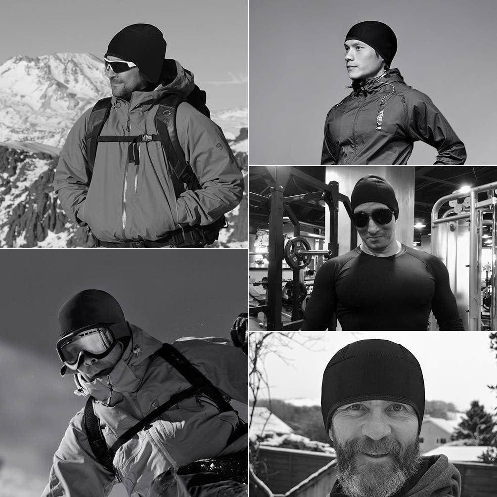 Gorro Térmico ROCKBROS Unisex para Casco de Ciclismo Negro