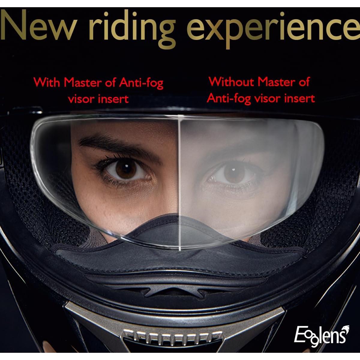 Inserto Antivaho Eaglens TAC-HD para Casco Integral 24.5x9.5cm