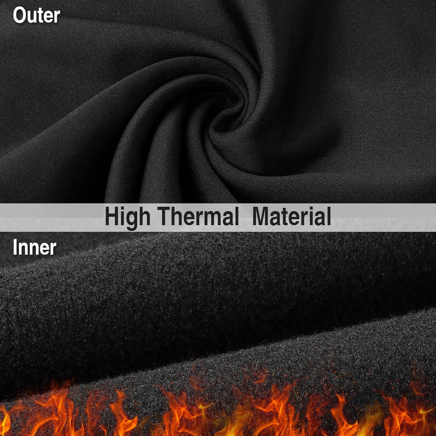 Gaiters de Cuello de Invierno LUOLIIL - 2 Piezas, Forro Polar