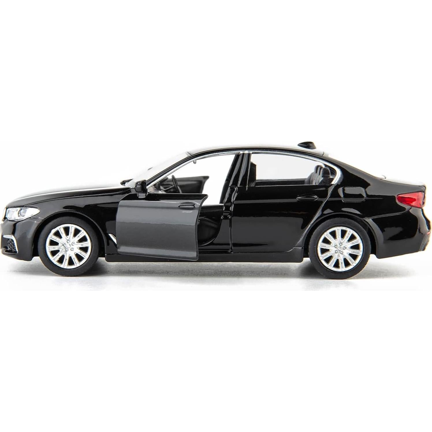 BMW M550i Coche de Juguete 1:36 Retroceso Negro RMZ City