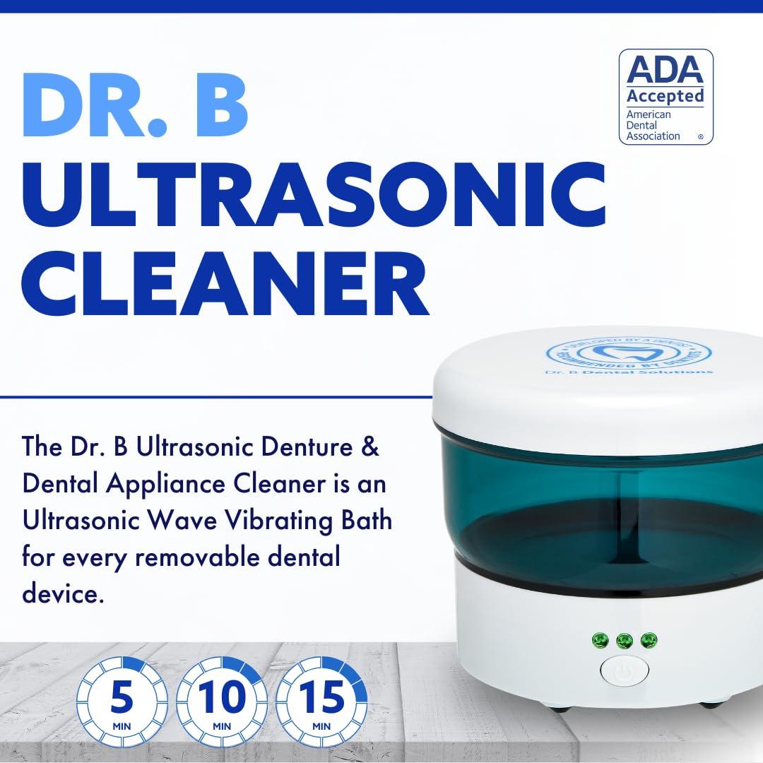 Limpiador Ultrasónico Dental Dr. B - Eficaz y Compacto 1 Cuenta