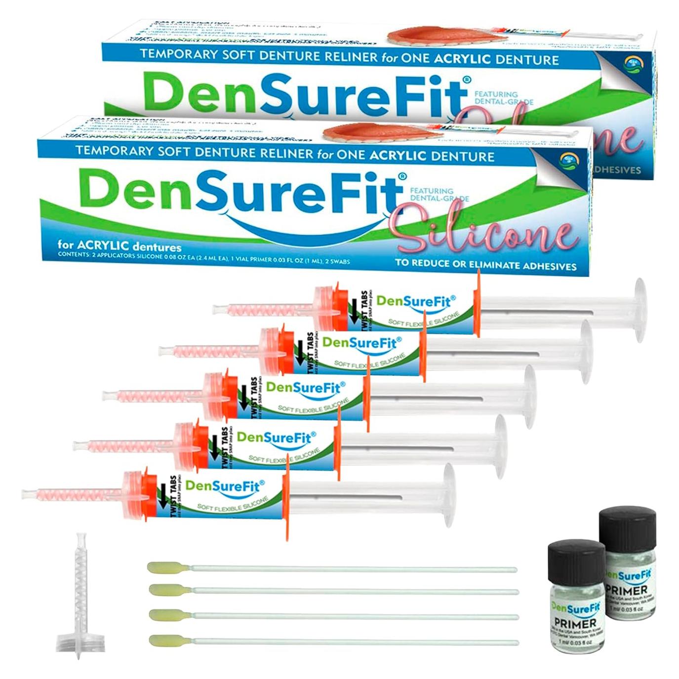 Kit Reforzamiento Dentaduras DenSureFit Superior e Inferior