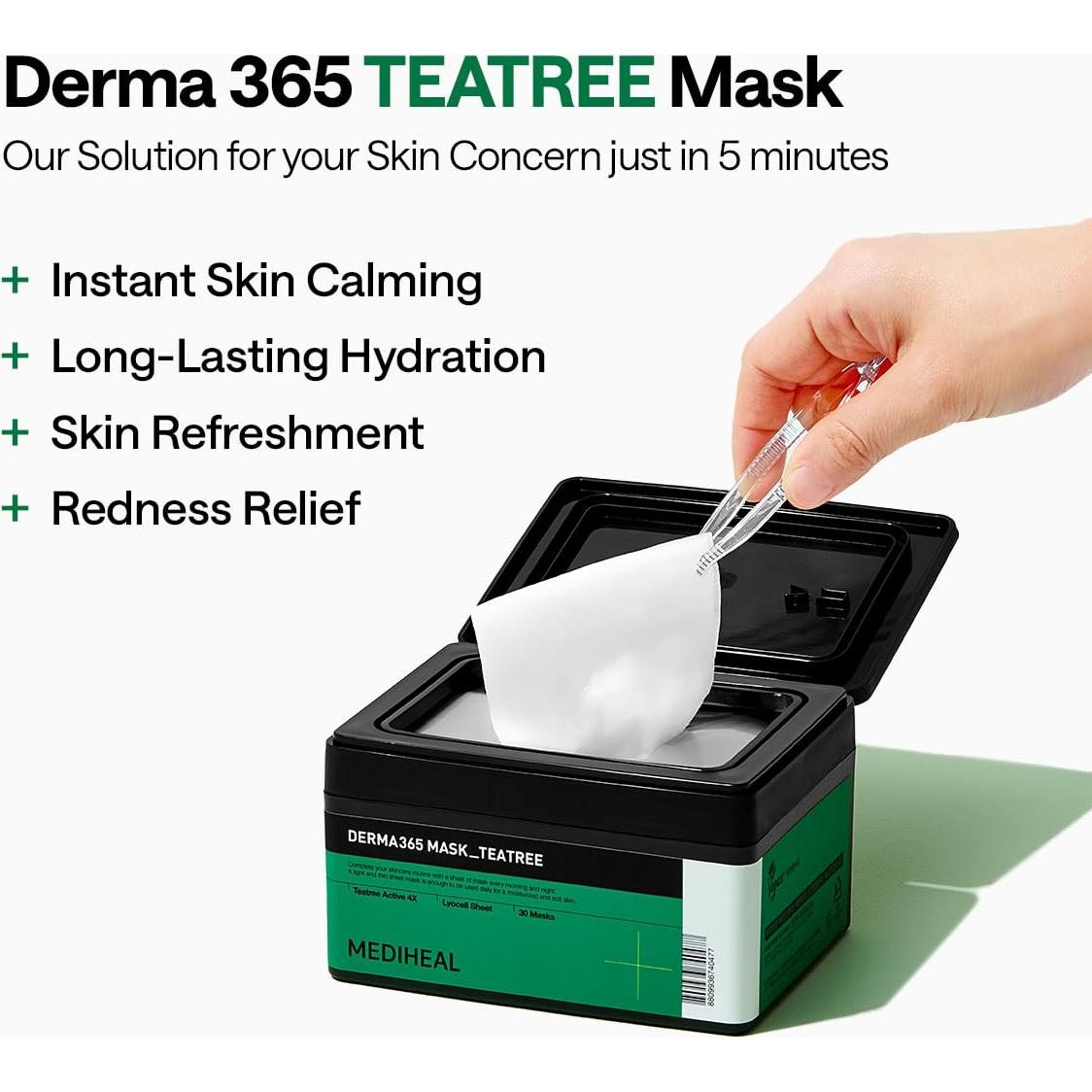 Mediheal Mascarilla Diaria Teatree 30 Unidades - Cuidado Piel