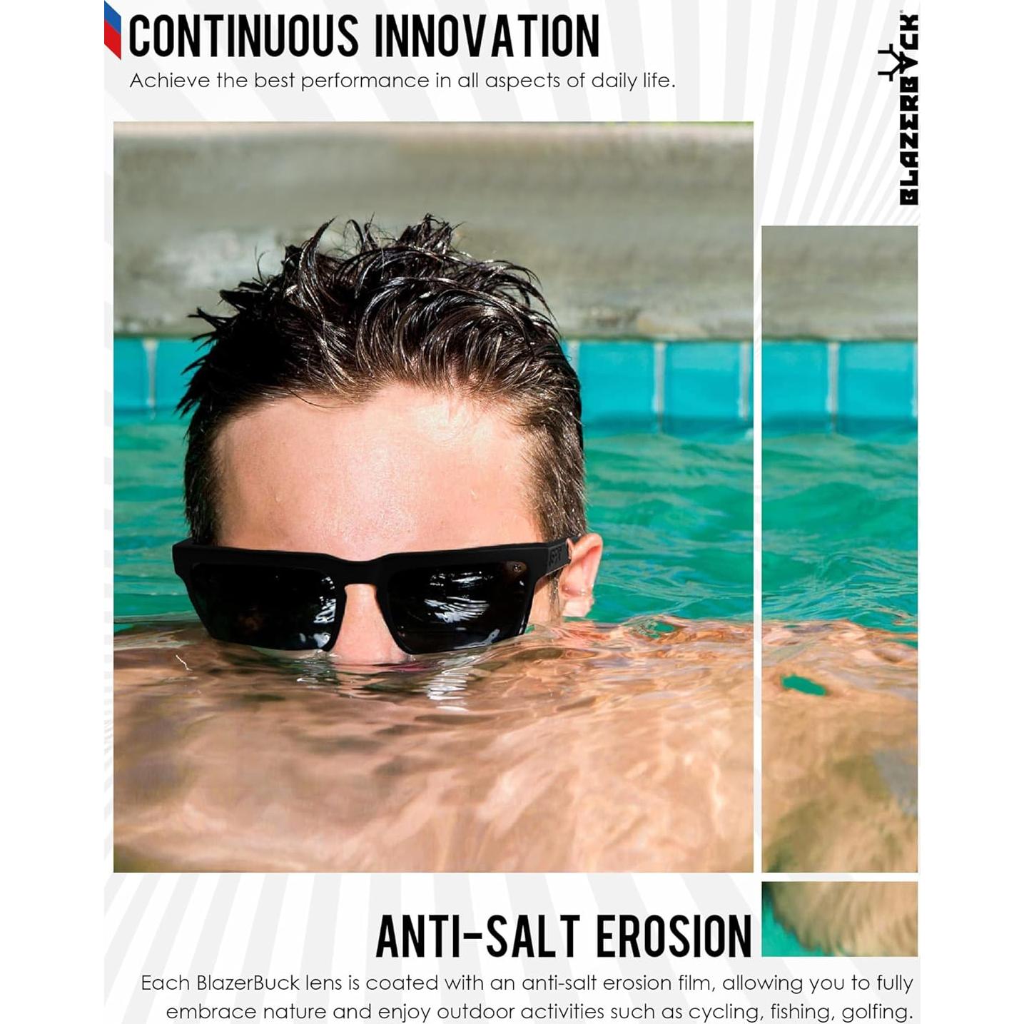 Lentes de Reemplazo Polarizados BlazerBuck Flak 2.0 XL Oro 24k