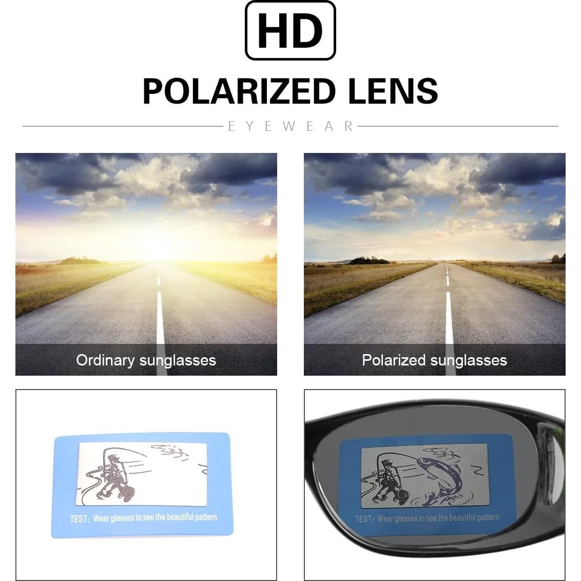 Gafas de Sol Polarizadas YIMI UV400 para Conducir sobre Gafas