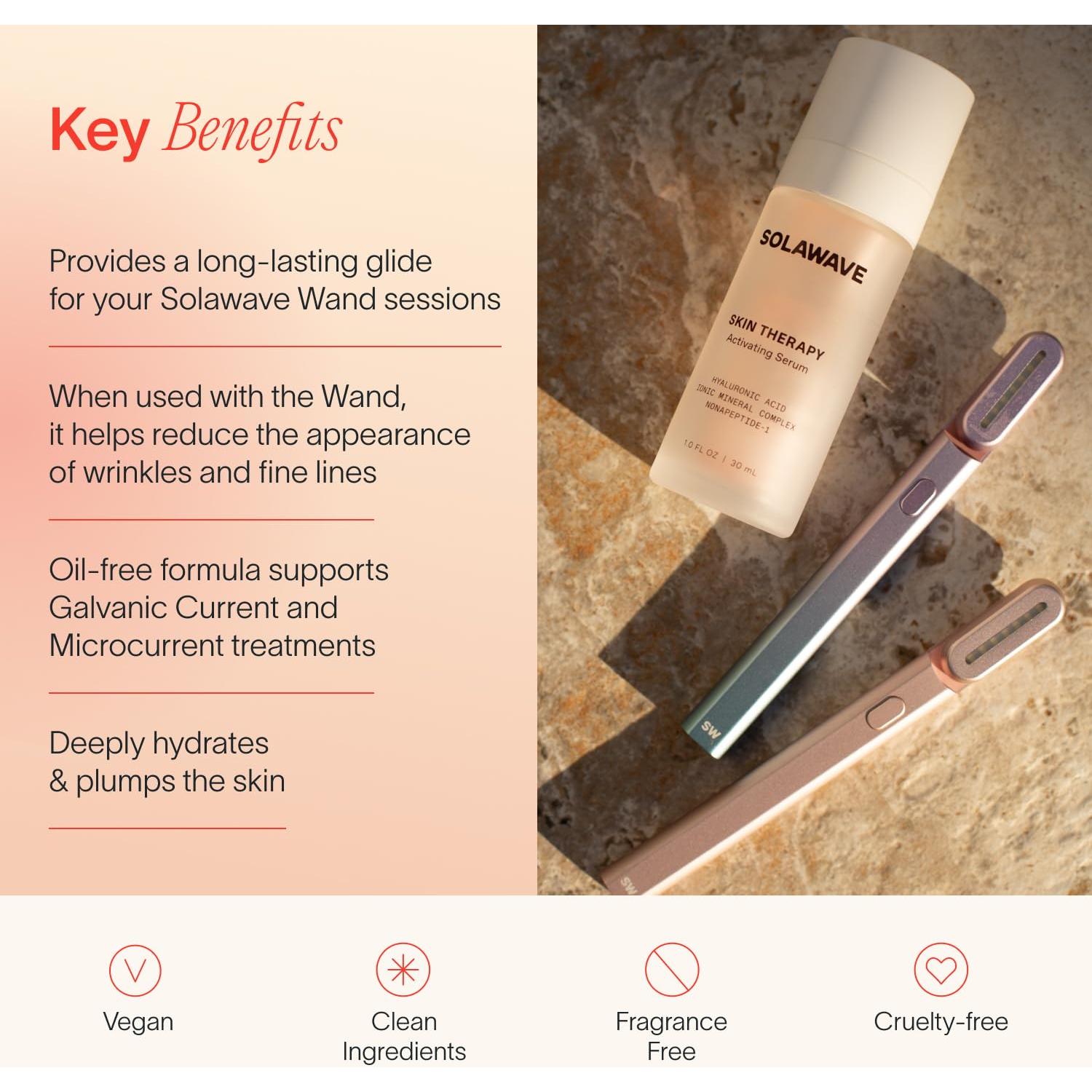 Suero Activador Solawave Wand | Ácido Hialurónico 30ml