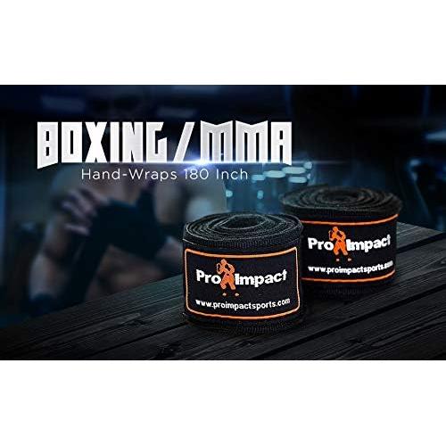 Envolturas de Mano Pro Impact 180" Estilo Mexicano - Boxeo y MMA