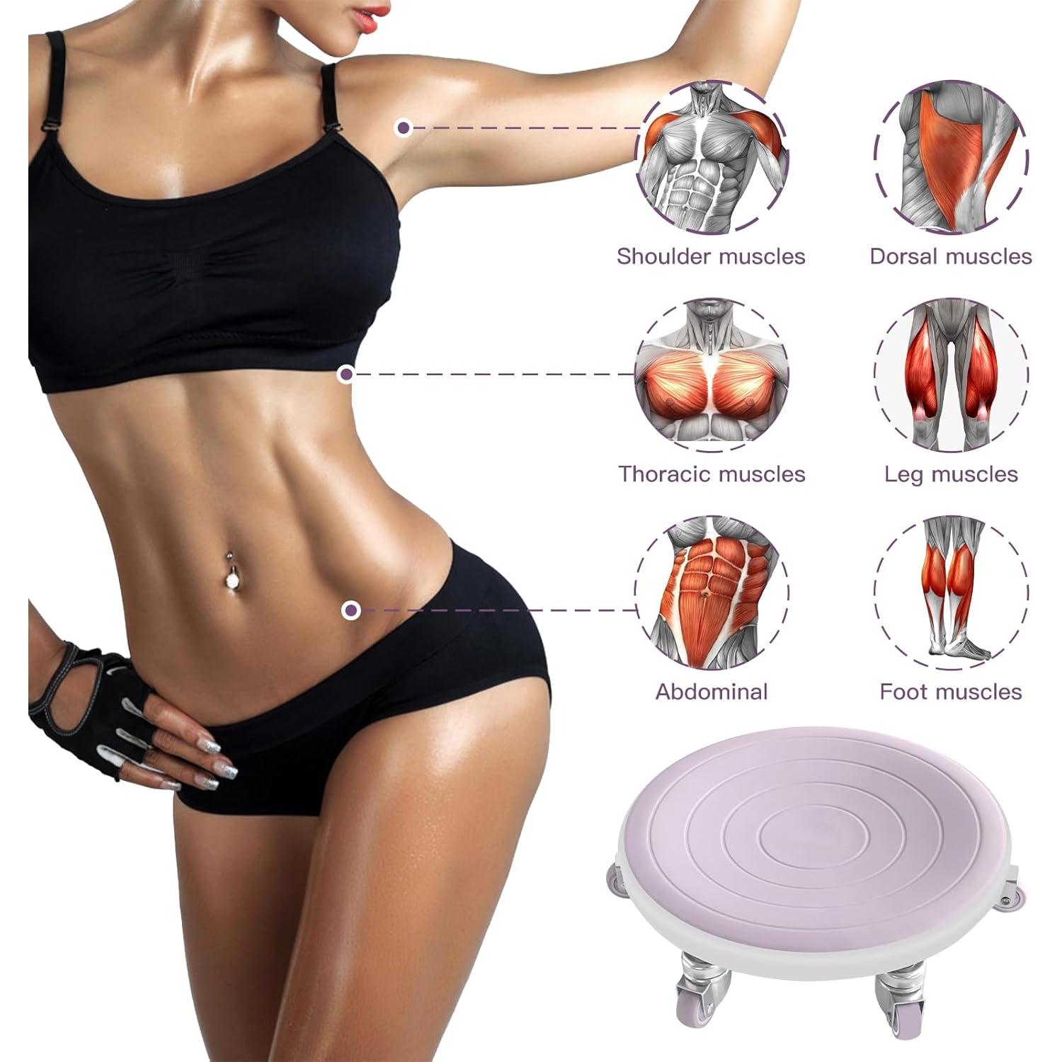 Rueda de Abdominales Tasidingster 6 Ruedas con Almohadillas