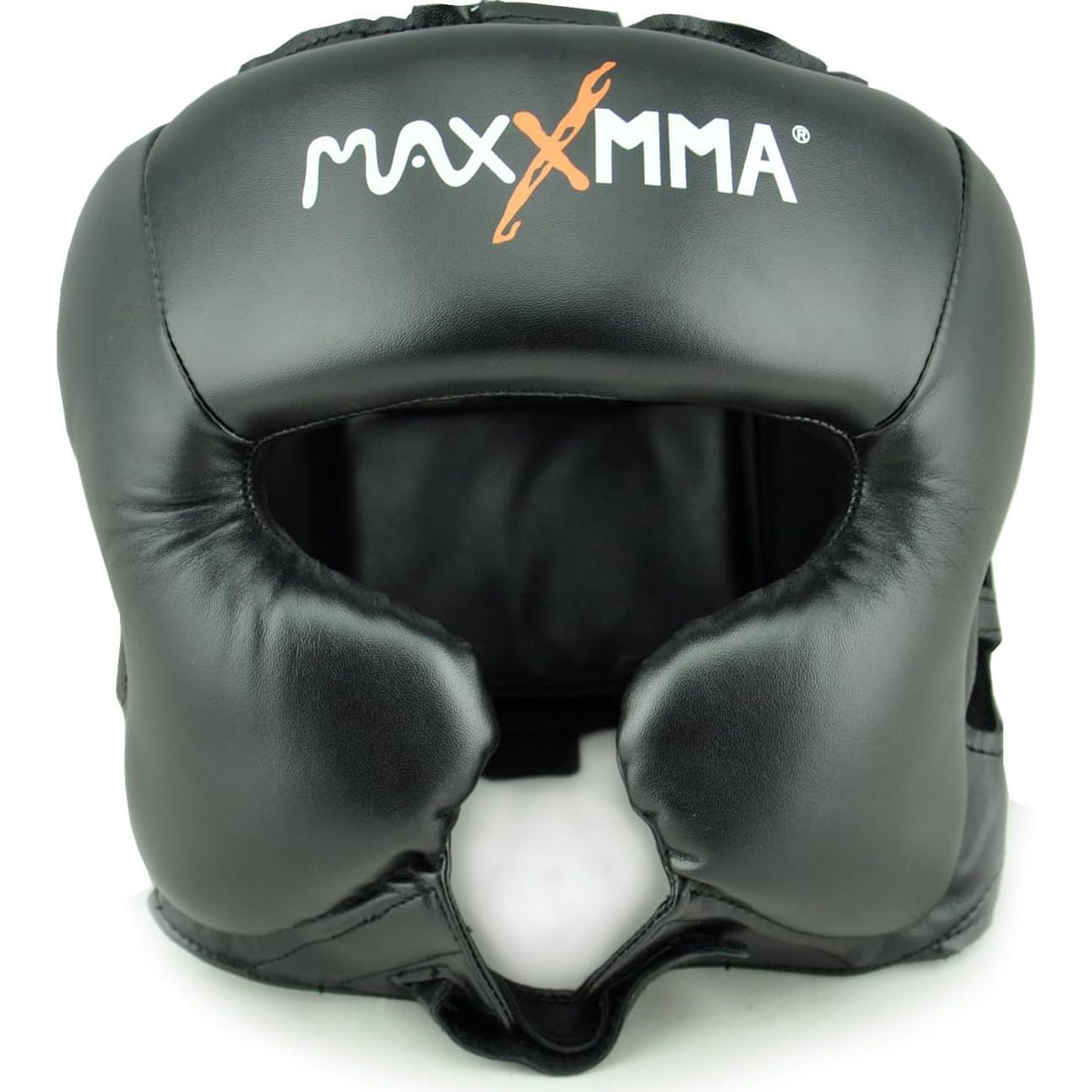 Casco de Boxeo MaxxMMA L/XL Ajustable para MMA y Kickboxing