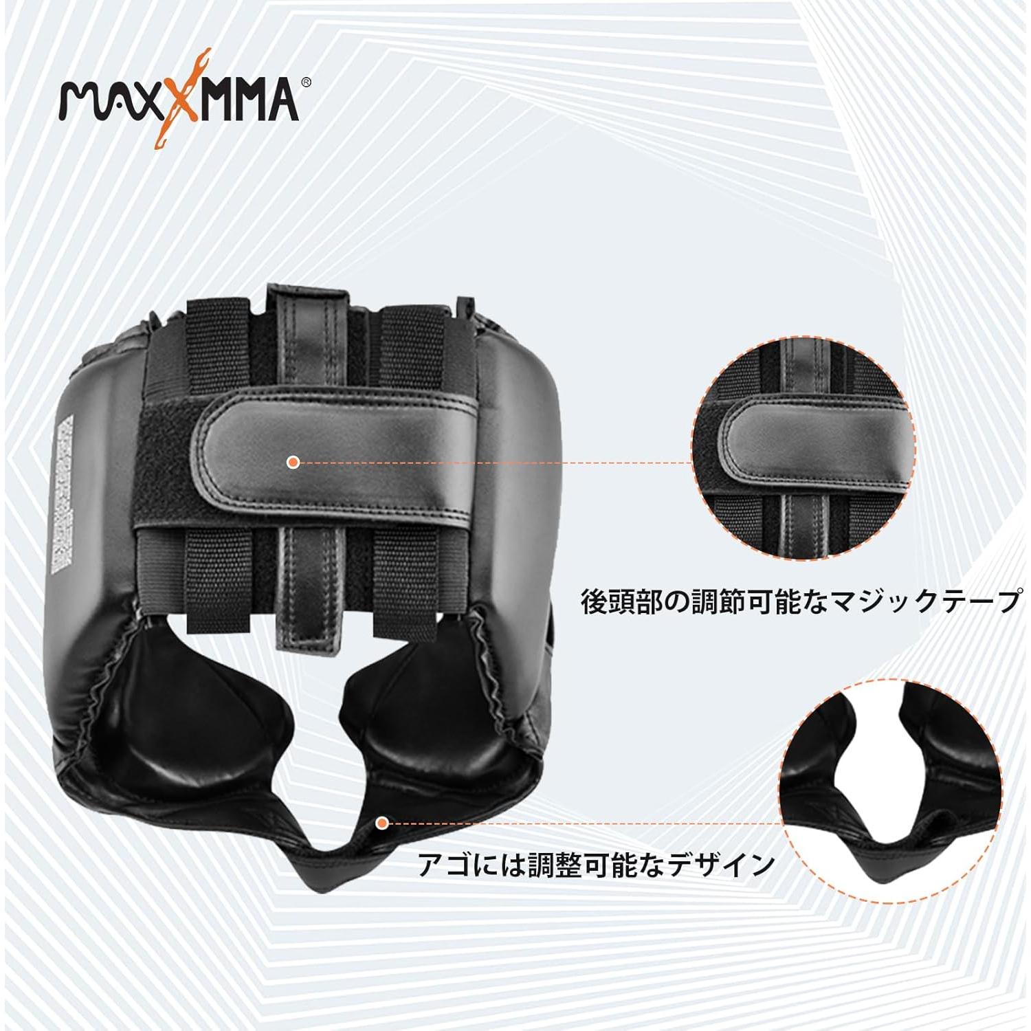 Casco de Boxeo MaxxMMA L/XL Ajustable para MMA y Kickboxing