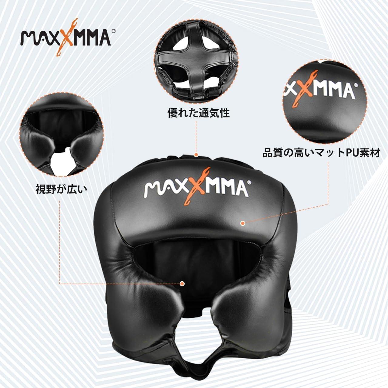 Casco de Boxeo MaxxMMA L/XL Ajustable para MMA y Kickboxing