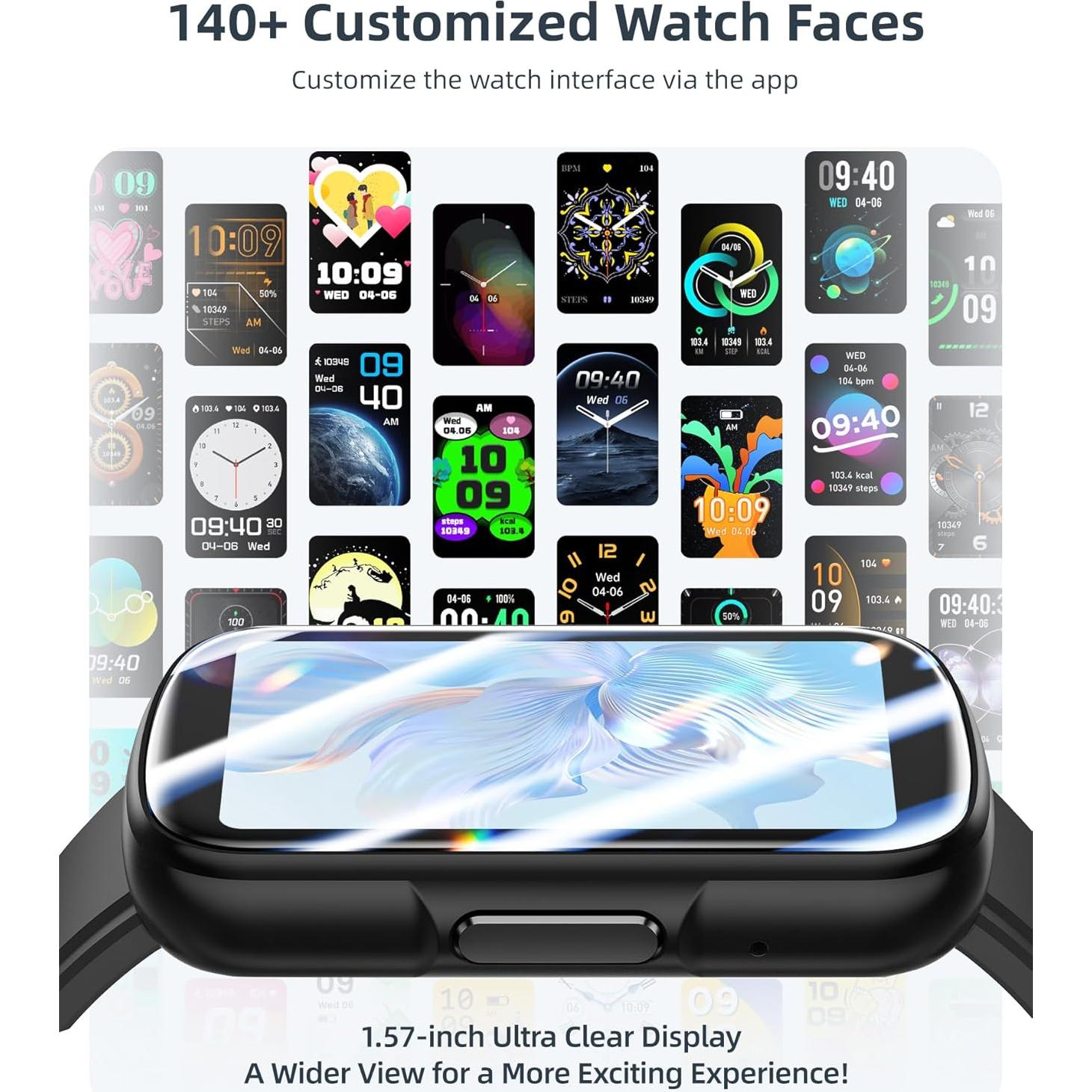 Reloj Inteligente Parsonver Fitness Negro IP68 110+ Modos