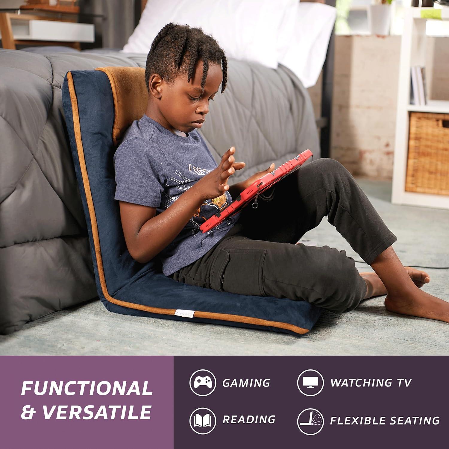 Silla de Suelo Plegable bonVIVO II Beige y Cognac - 2.72 kg