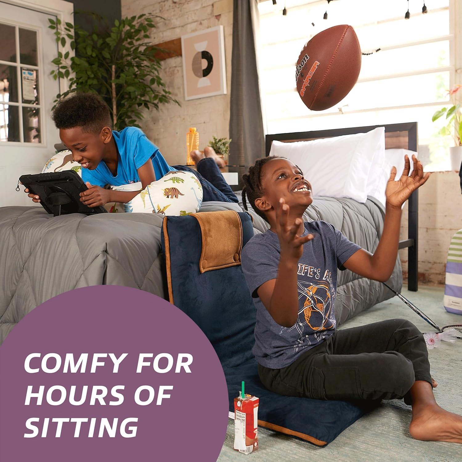 Silla de Suelo Plegable bonVIVO II Beige y Cognac - 2.72 kg