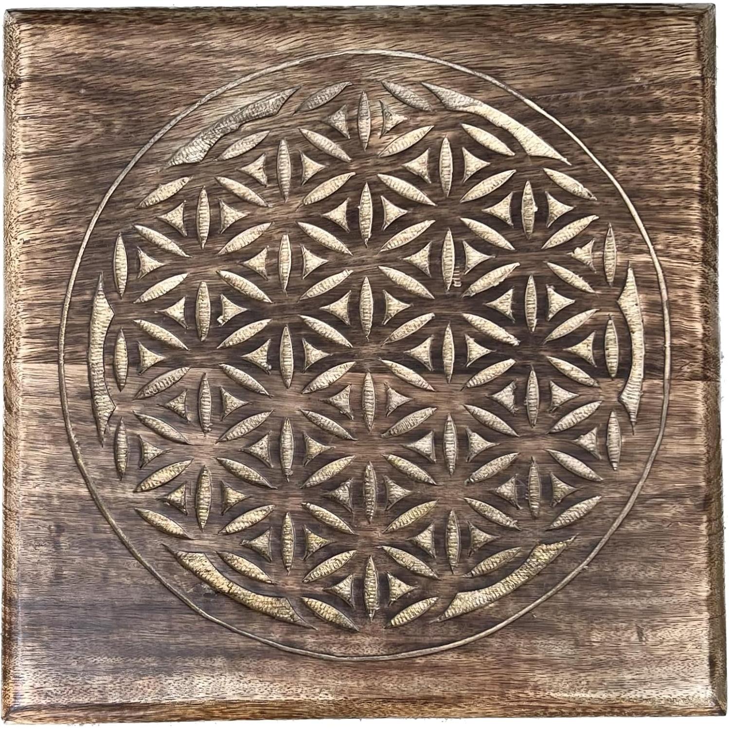 Altar de Meditación DharmaObjects de Madera de Mango 30.48 cm