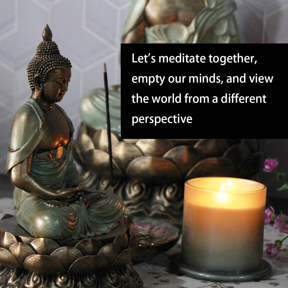 Estatua de Buda Dorado 21 cm Angel Shine para Decoración Zen