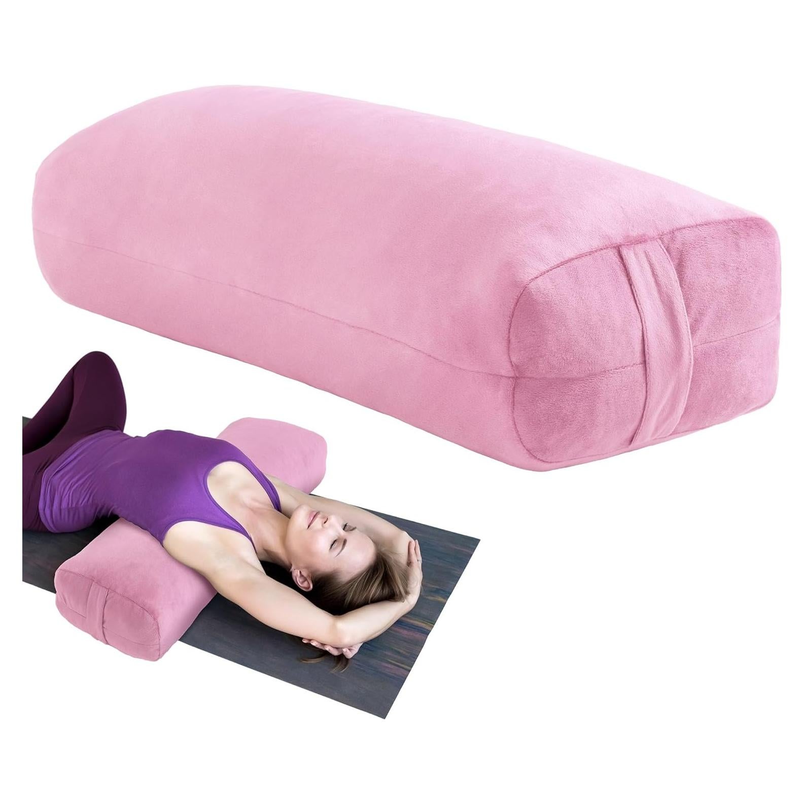 Almohada de Yoga MABOZOO Rosa 69.85cm x 25.4cm x 15.24cm