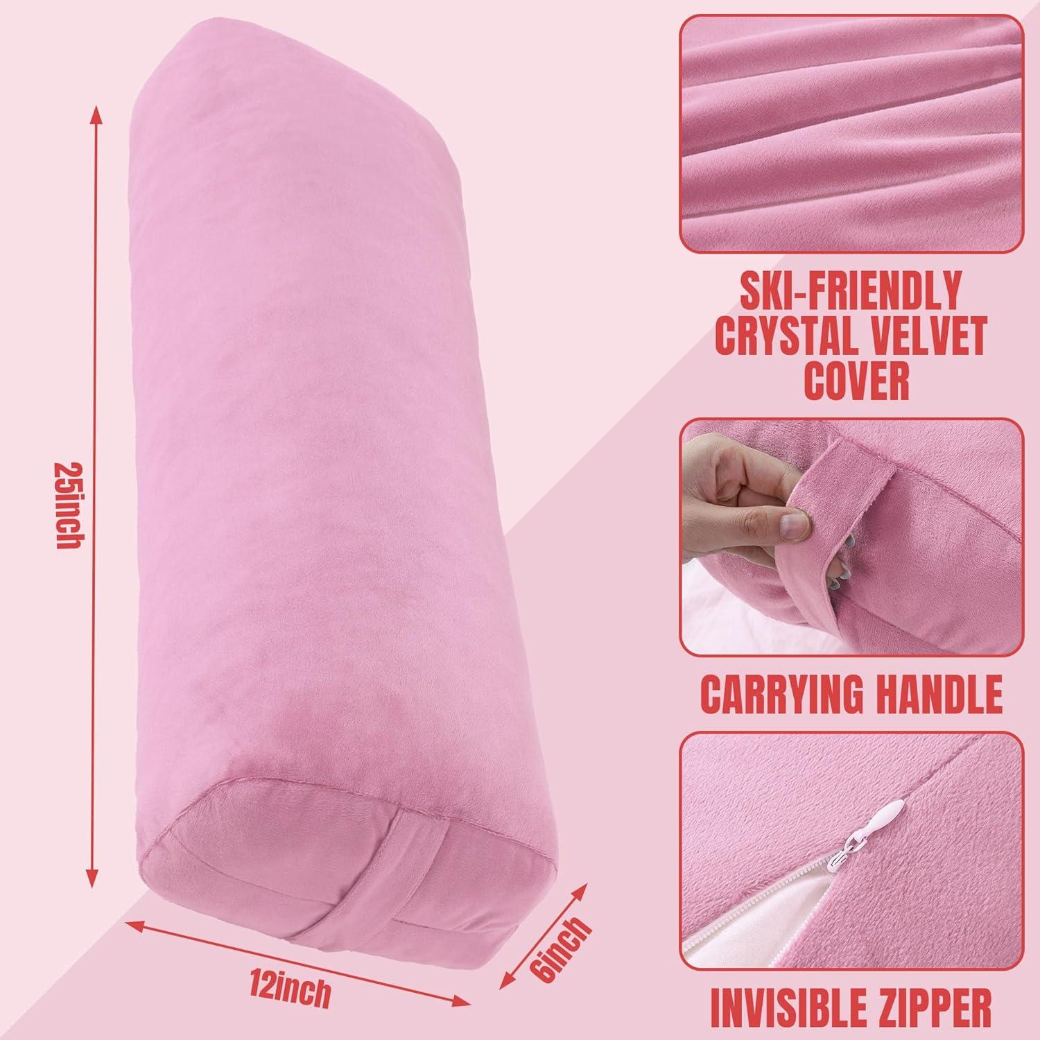 Almohada de Yoga MABOZOO Rosa 69.85cm x 25.4cm x 15.24cm