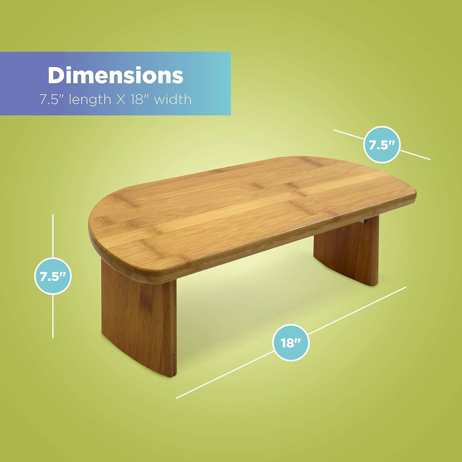 Banco de Meditación Ergonómico Bean Products - Bambú Plegable