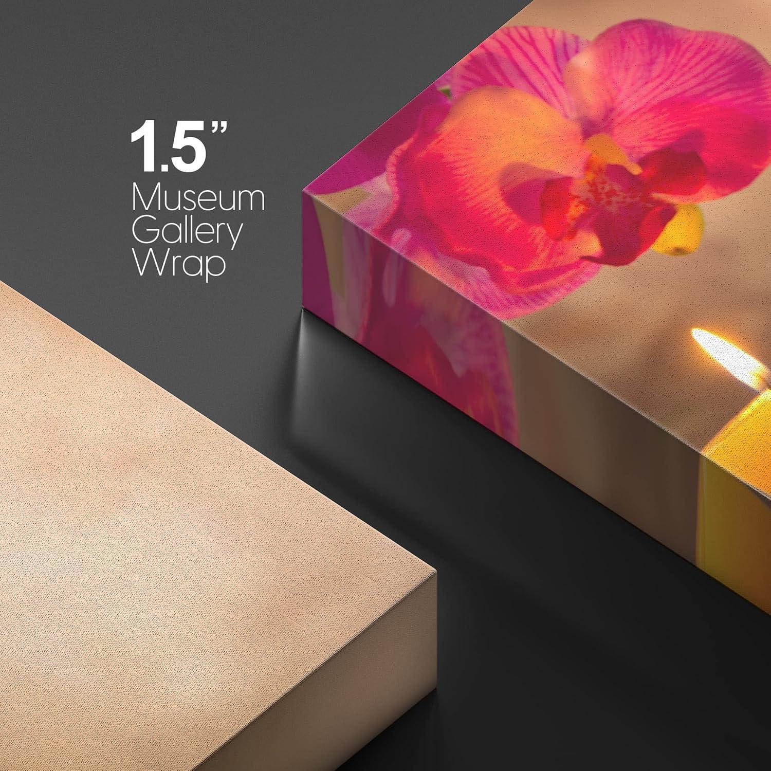 Lienzo Decorativo wall26 Cascada de Bambú 45.72x30.48cm