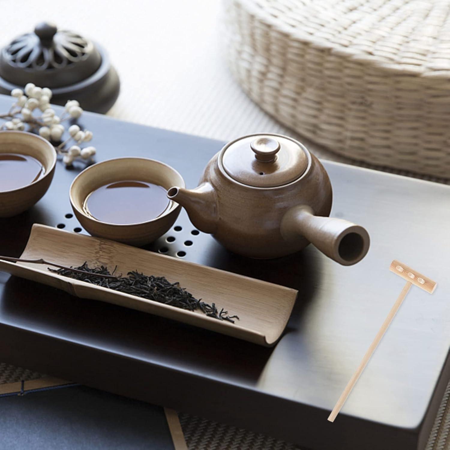 Juego de 64 Mini Rastrillos de Bambú Sewroro para Jardín Zen