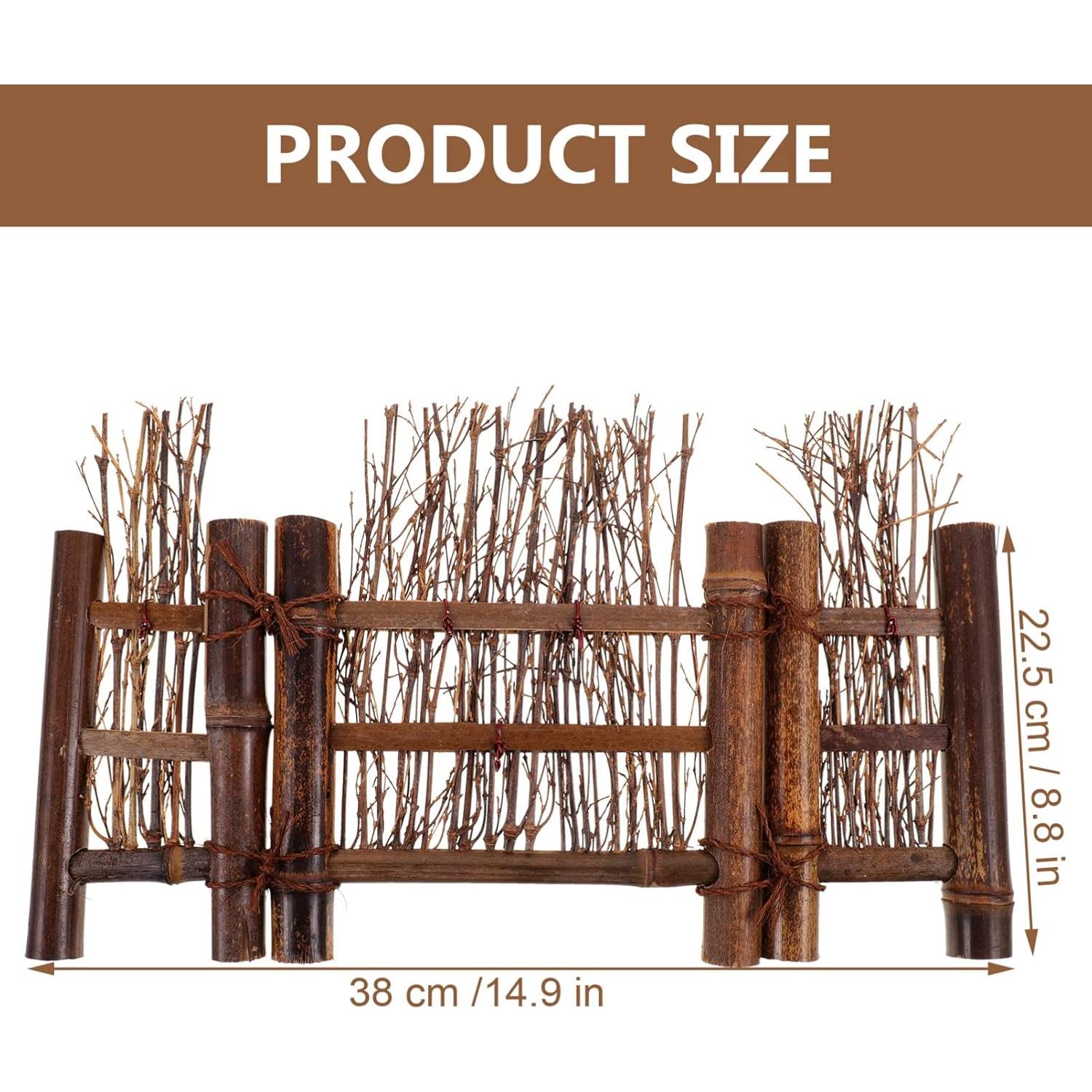 Cerca de Bambú COHEALI para Micro Paisajismo 39x23cm