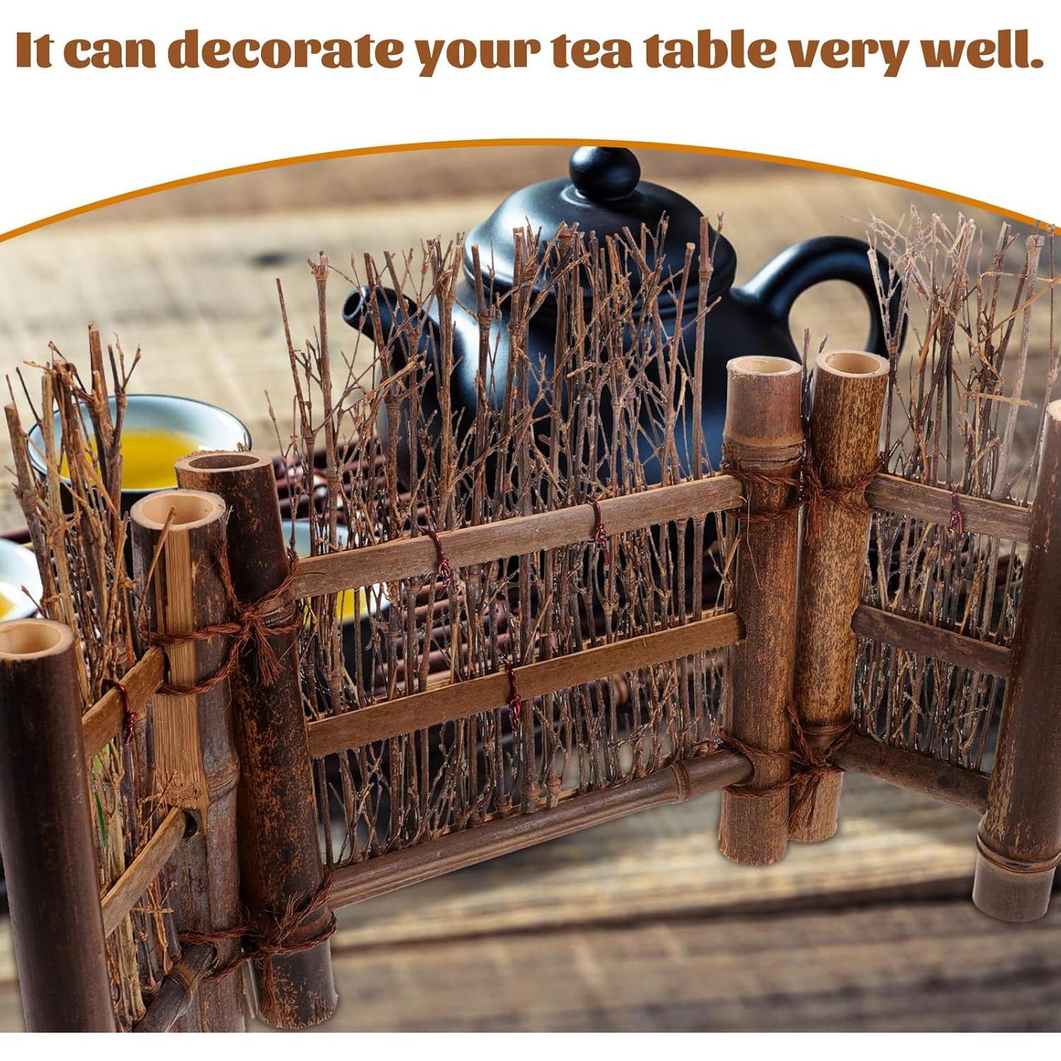 Cerca de Bambú COHEALI para Micro Paisajismo 39x23cm