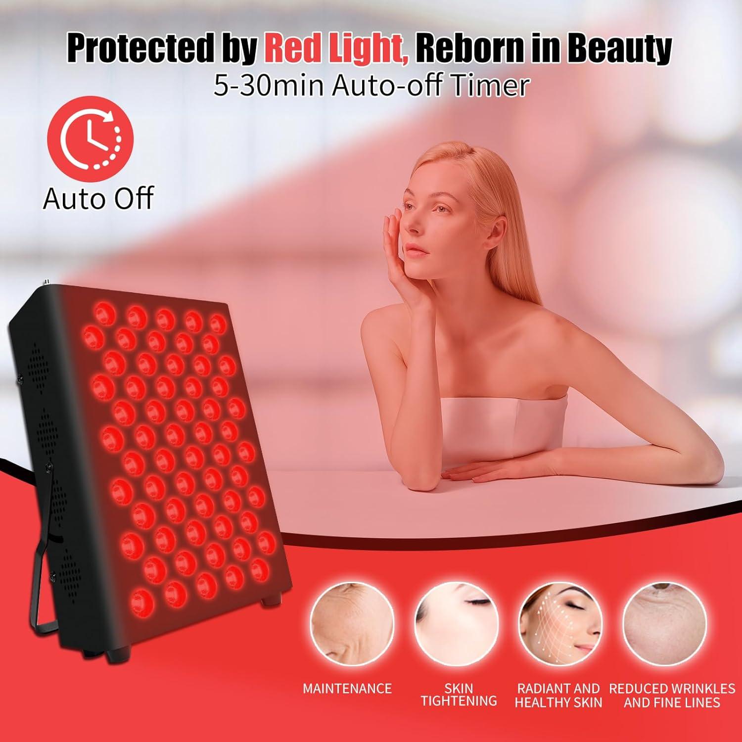 Panel Terapia Luz Roja 180W SHENZHEN 660nm 850nm LEDs