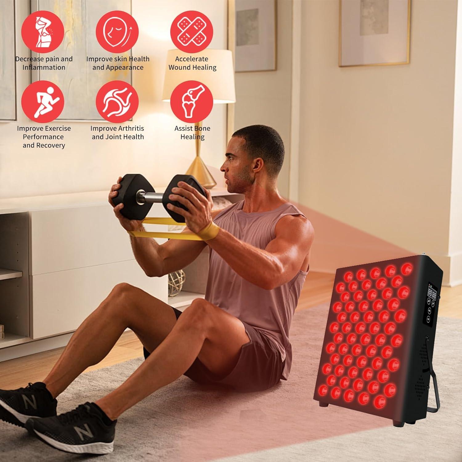 Panel Terapia Luz Roja 180W SHENZHEN 660nm 850nm LEDs