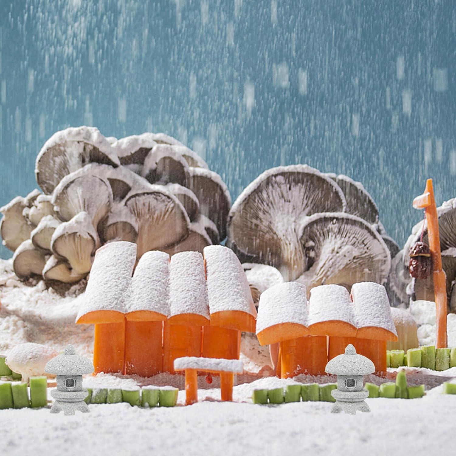 Estatuas Mini Pagoda Milisten 4pcs Decoración Jardín Zen